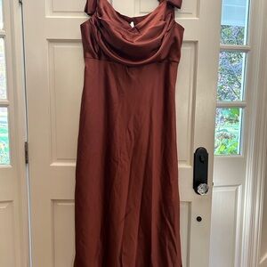 Revelry Cinnamon Rose Skye Satin